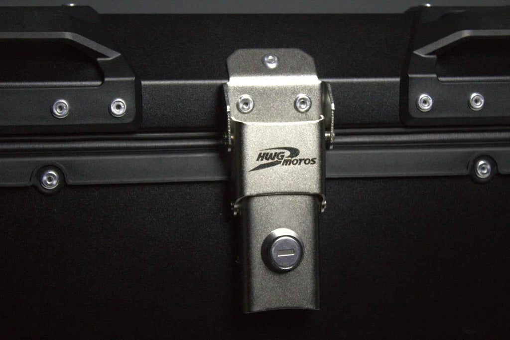 Baú Bauleto 36l Alumínio Moto Encosto Suporte C/forro E Base