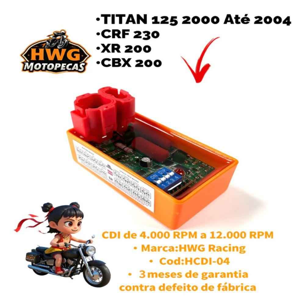 Cdi Racing Titan125 Crf230 - Aumente o Desempenho da Sua Moto com Corte Compatível