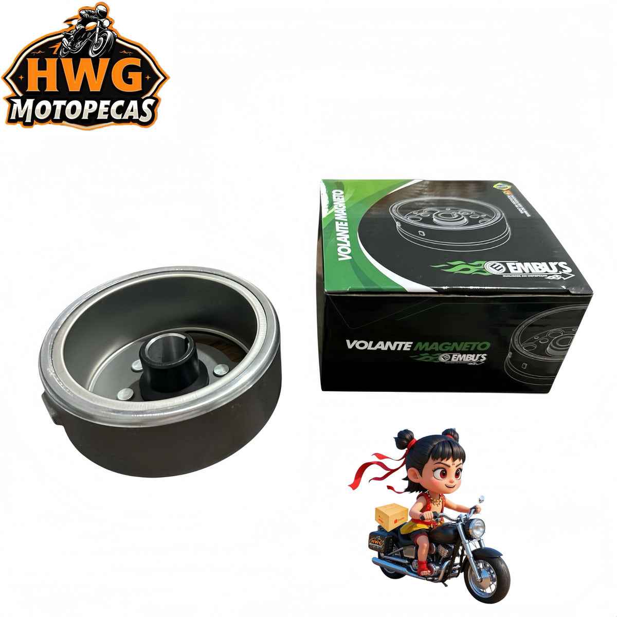 Volante Magento Honda Biz-100 Ks 1998 A 2005