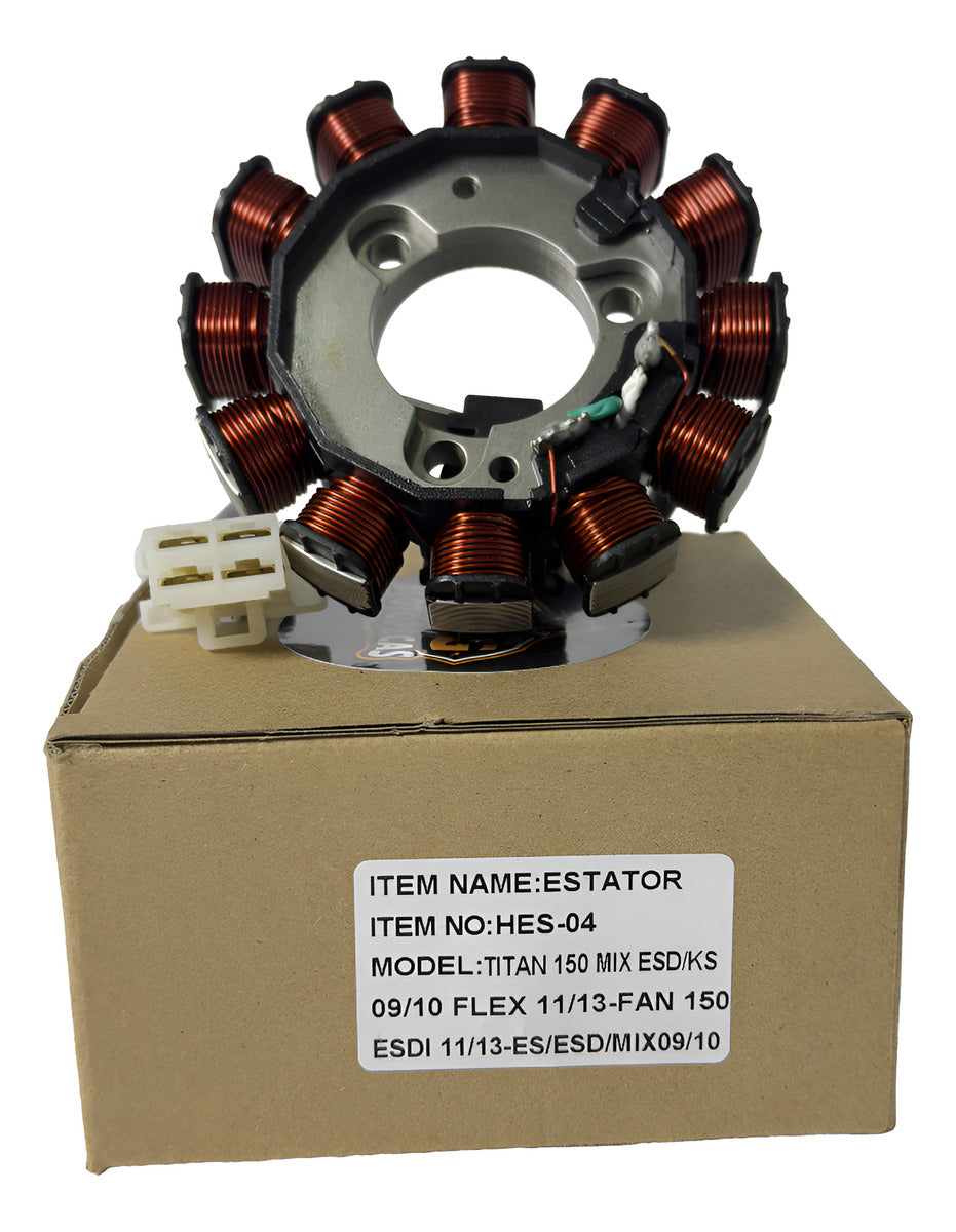 Estator Honda Titan 150 / Fan 150 09-13 Flex Esd Ks Mix-hwg - HWG MOTOS