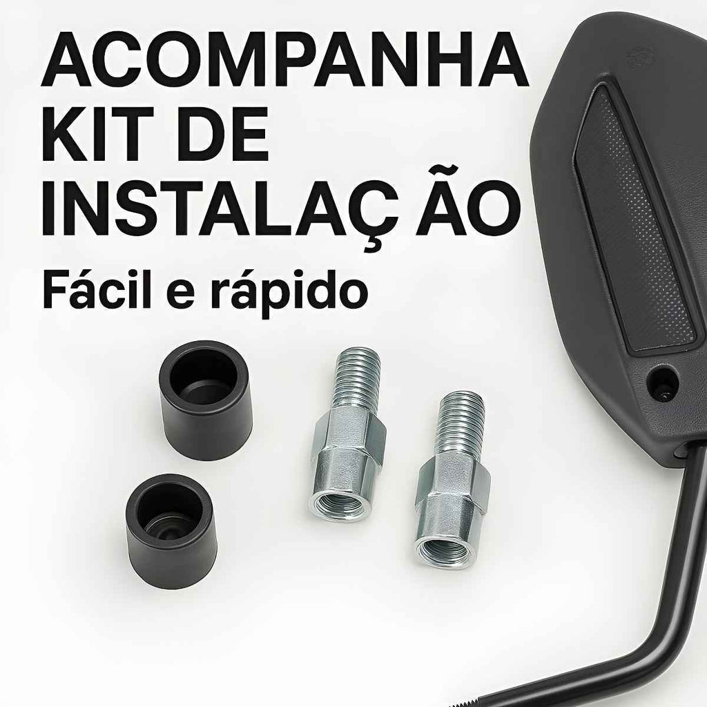 Par Retrovisor Espelho Cb250 Twister Cb300f Modelo Original