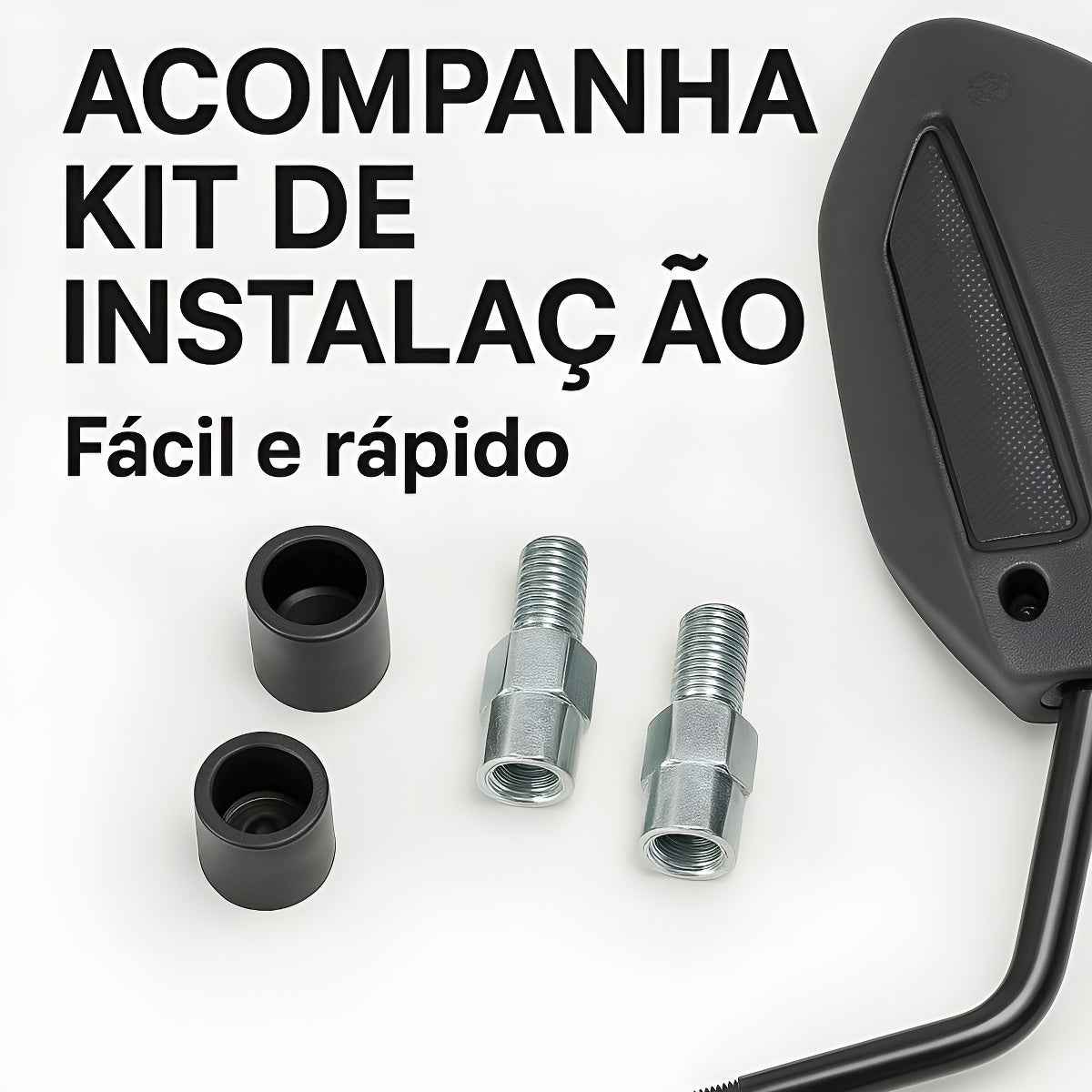 Par Retrovisor Espelho Cb250 Twister Cb300f Modelo Original