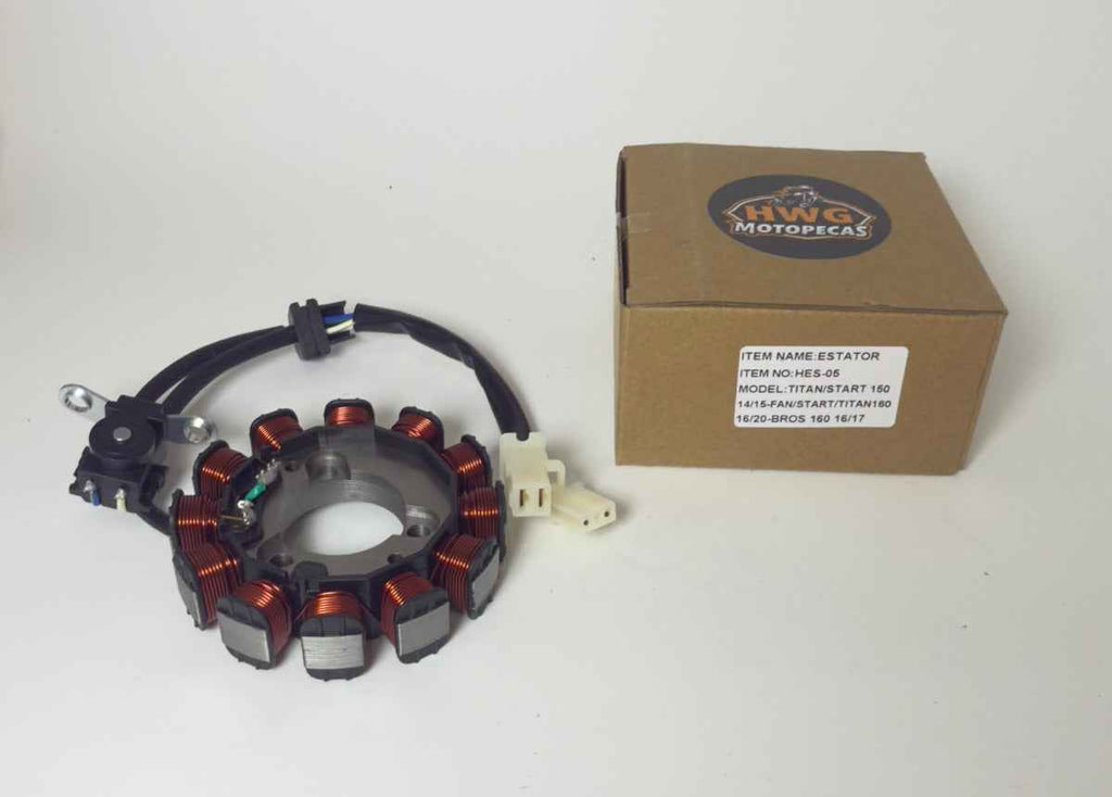 Estator Honda Titan Start Fan 150/160 Bros 160 Hwg Motos
