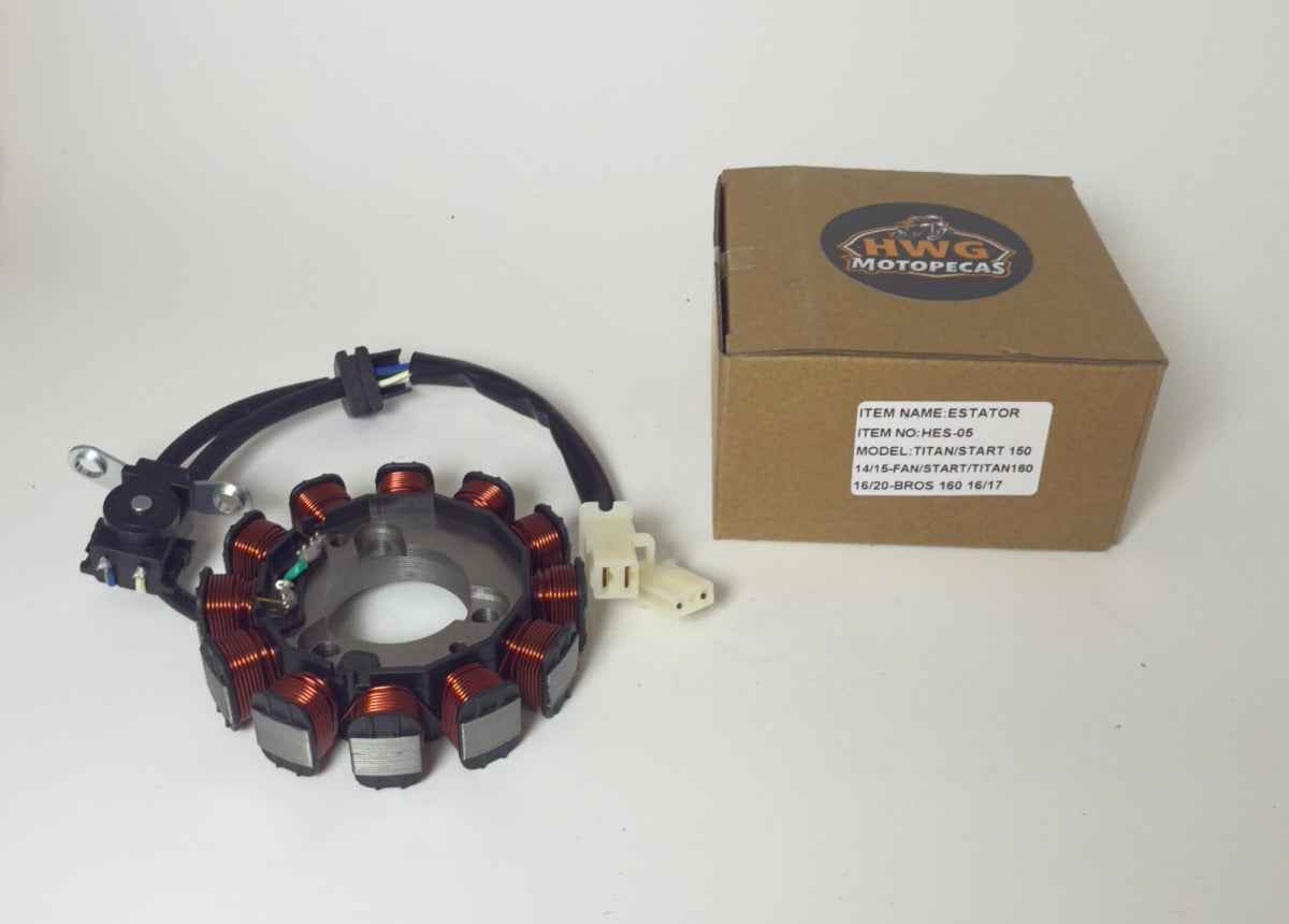 Estator Honda Titan Start Fan 150/160 Bros 160 Hwg Motos