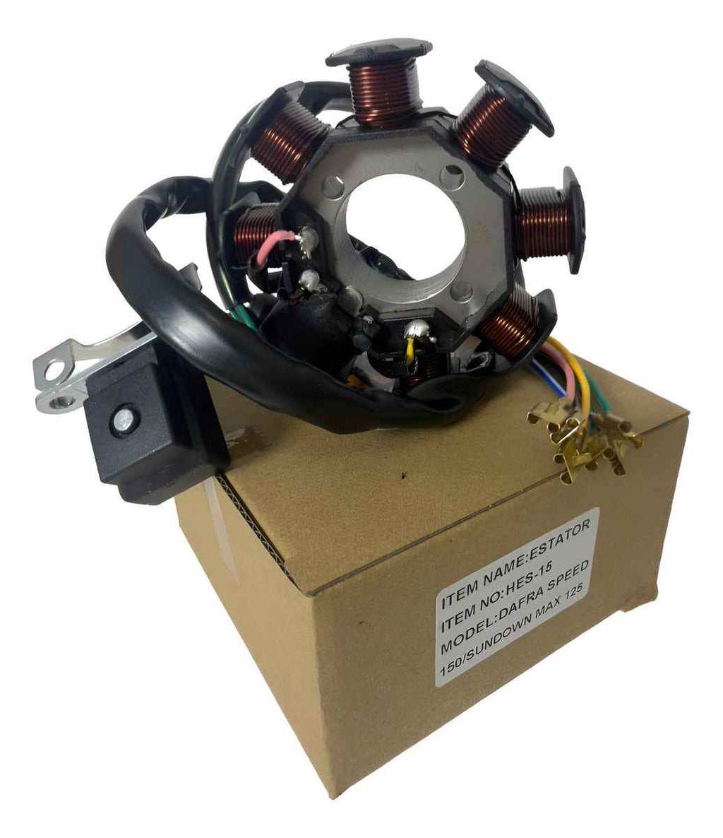 Estator Completo Dafra Speed 150 Sundown Max 125 Hwg Motos