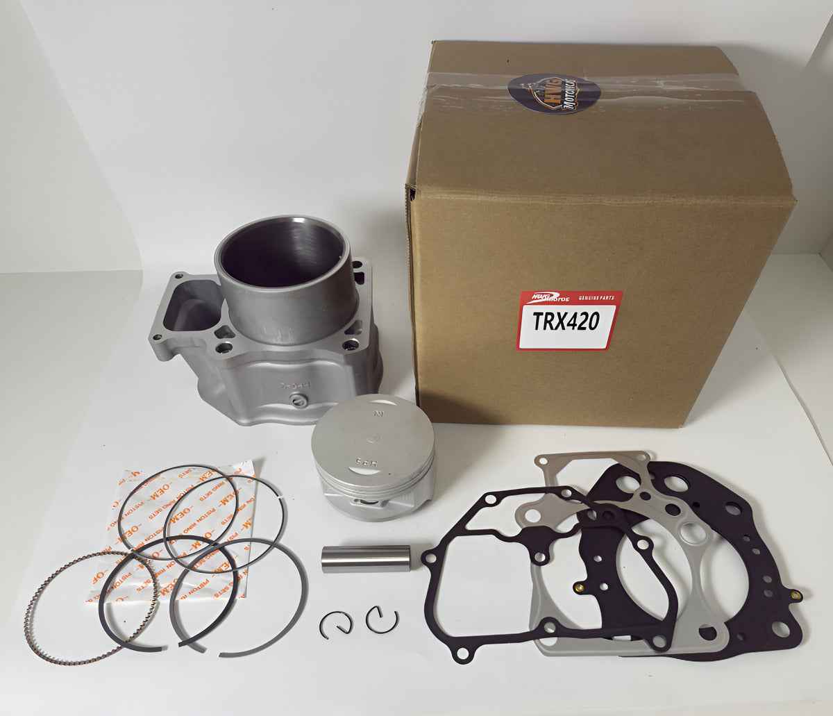 Kit Cilindro Completo Motor Quadriciclo 4x4 Honda Trx-420