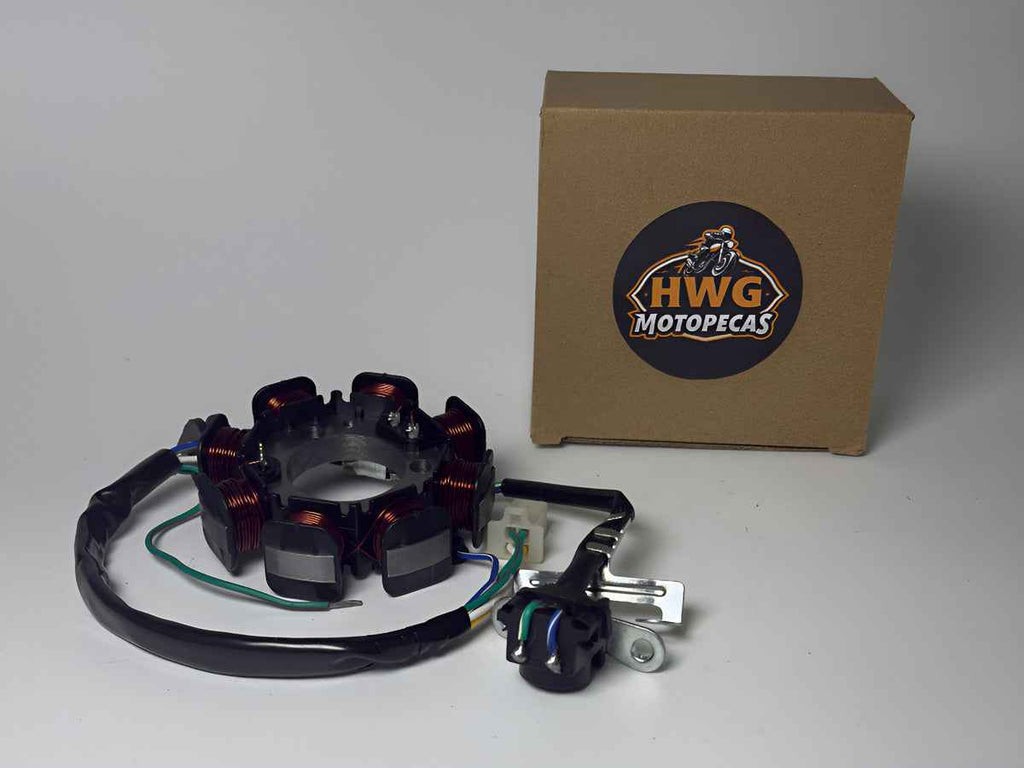 Estator Completo Cg 125 Titan Es/ks / Fan 125  Hwg Motos