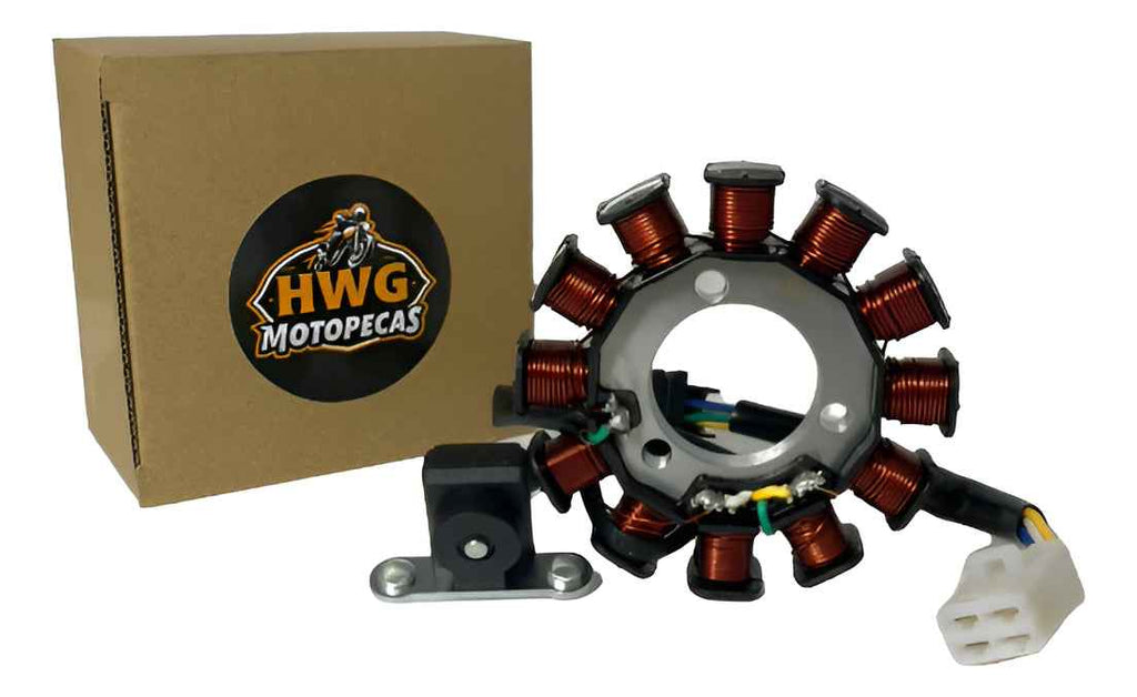 Estator Completo Cg 125 Fan Ks Es 2009 A 2015 Hwg Motos
