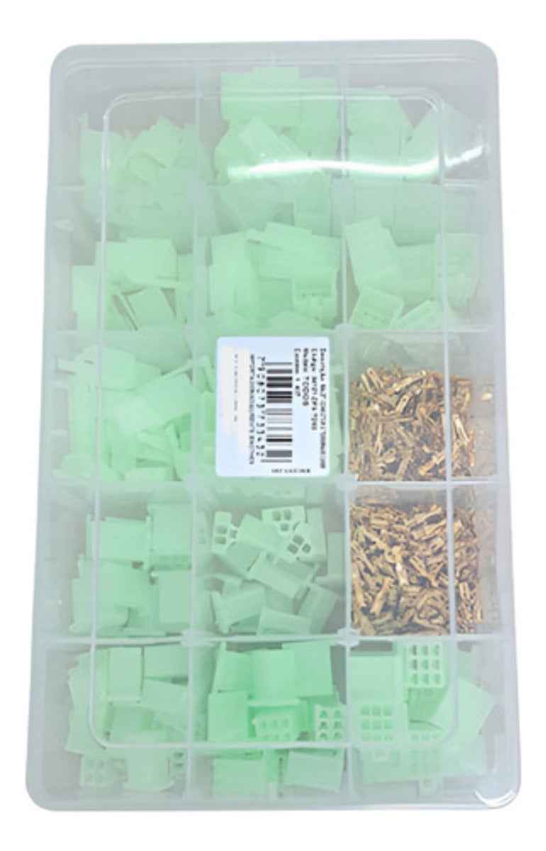 Maleta Terminais E Conector Chicote Eletrica Mecânica 2,8mm