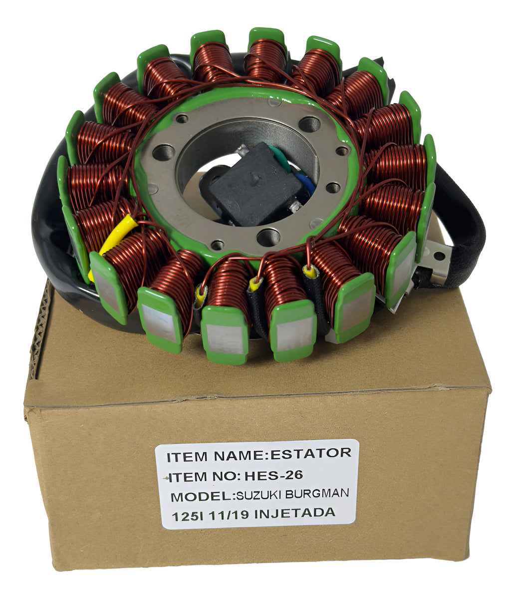 Estator Para Suzuki Burgman 125i 2011 A 2019 Hwg Motos