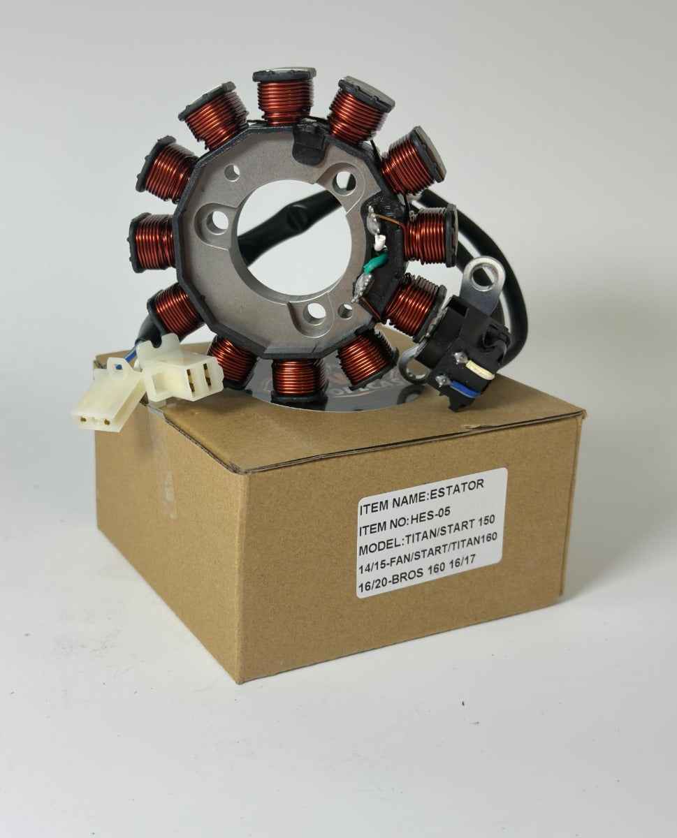 Estator Honda Titan Start Fan 150/160 Bros 160 Hwg Motos