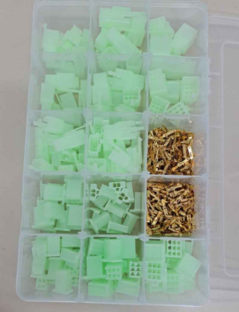 Maleta Terminais E Conector Chicote Eletrica Mecânica 2,8mm