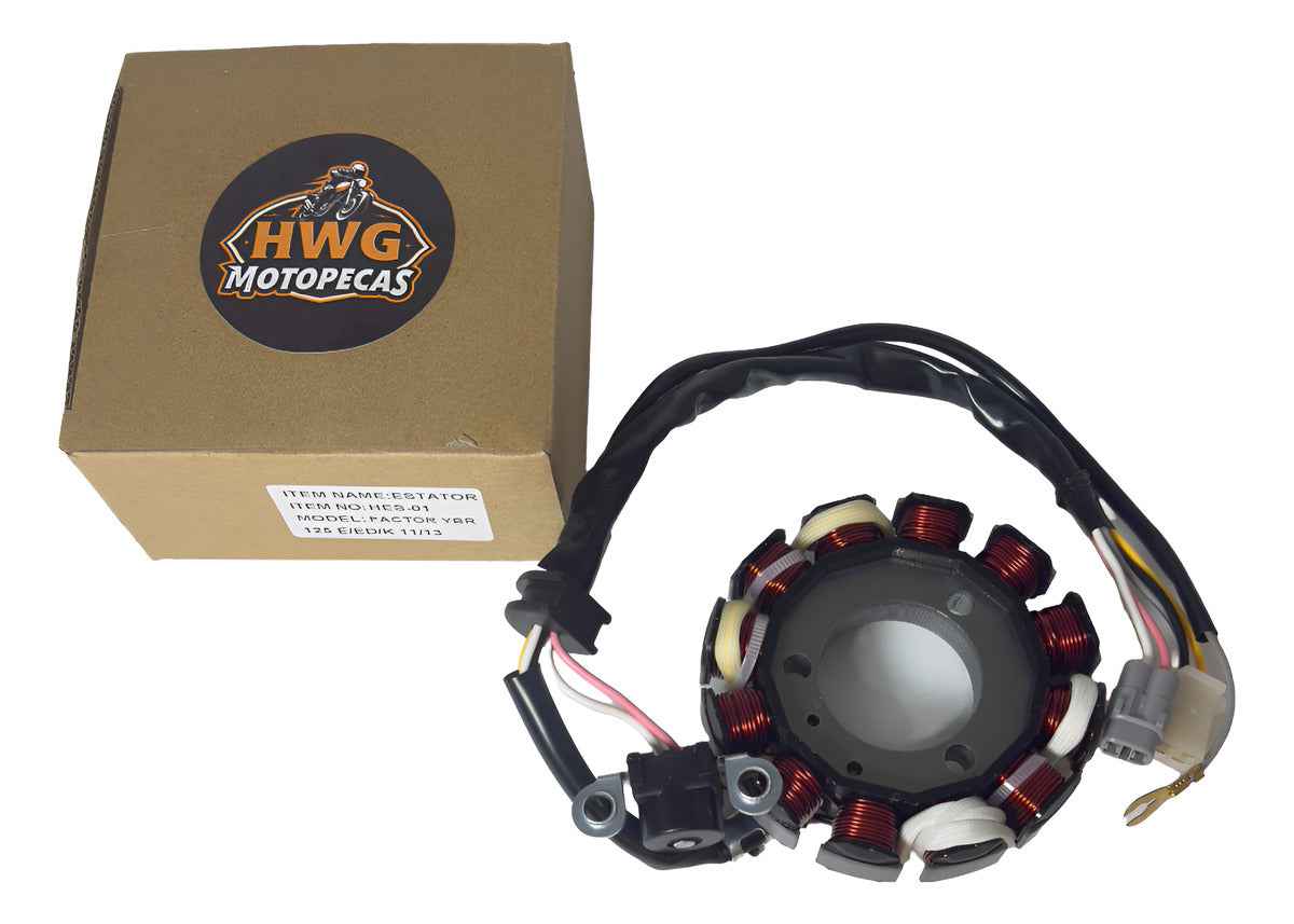 Estator Yamaha Ybr 125 Factor Ed/ex 2011 A 2013  Hwg Motos