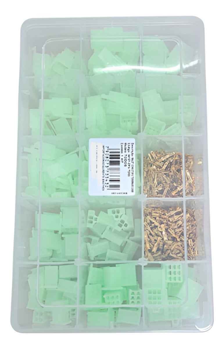 Maleta Terminais E Conector Chicote Eletrica Mecânica 2,8mm