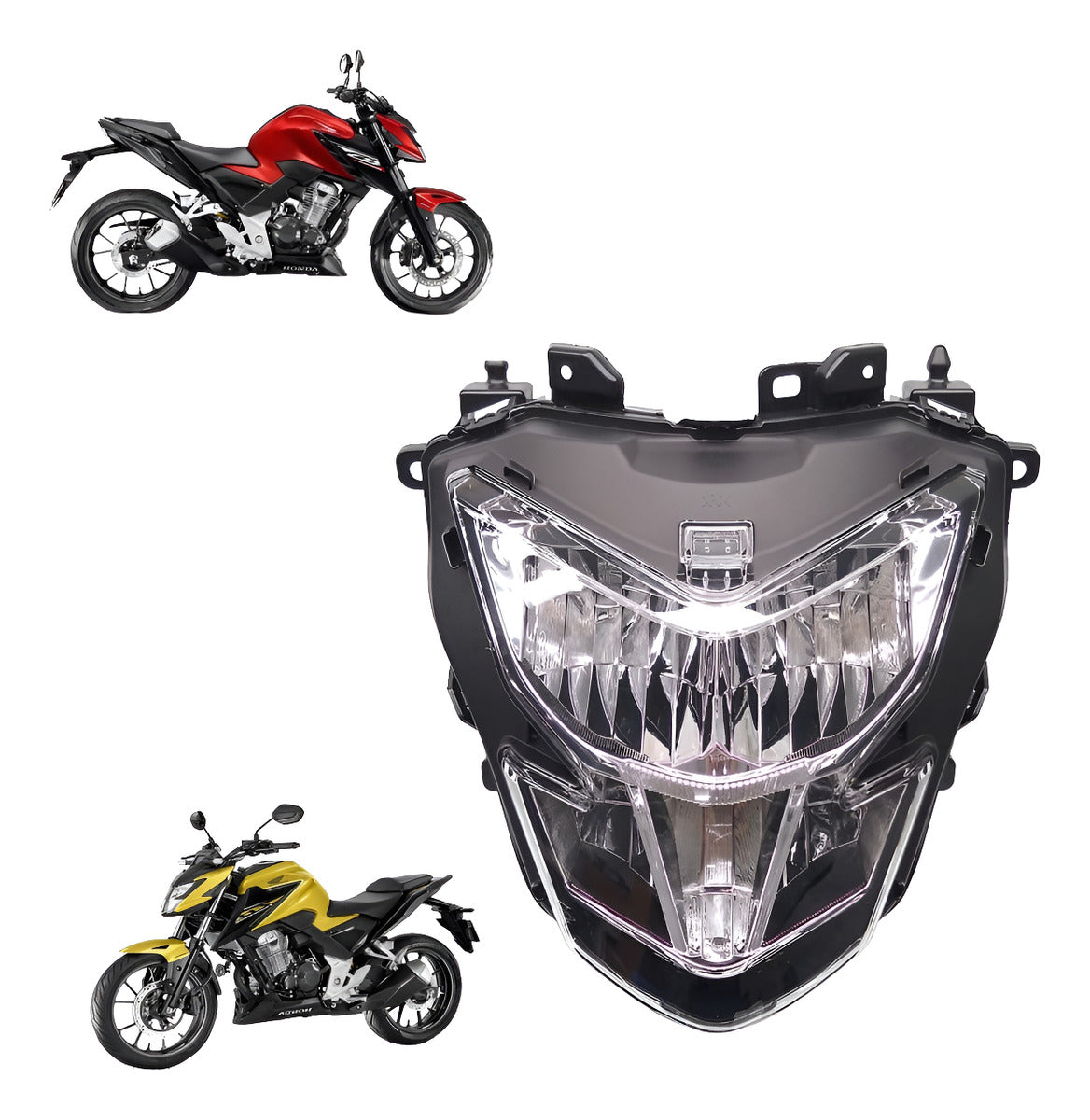Farol Completo Honda Cb 300f Twister Modelo Anos 2023-2024 - HWG MOTOS