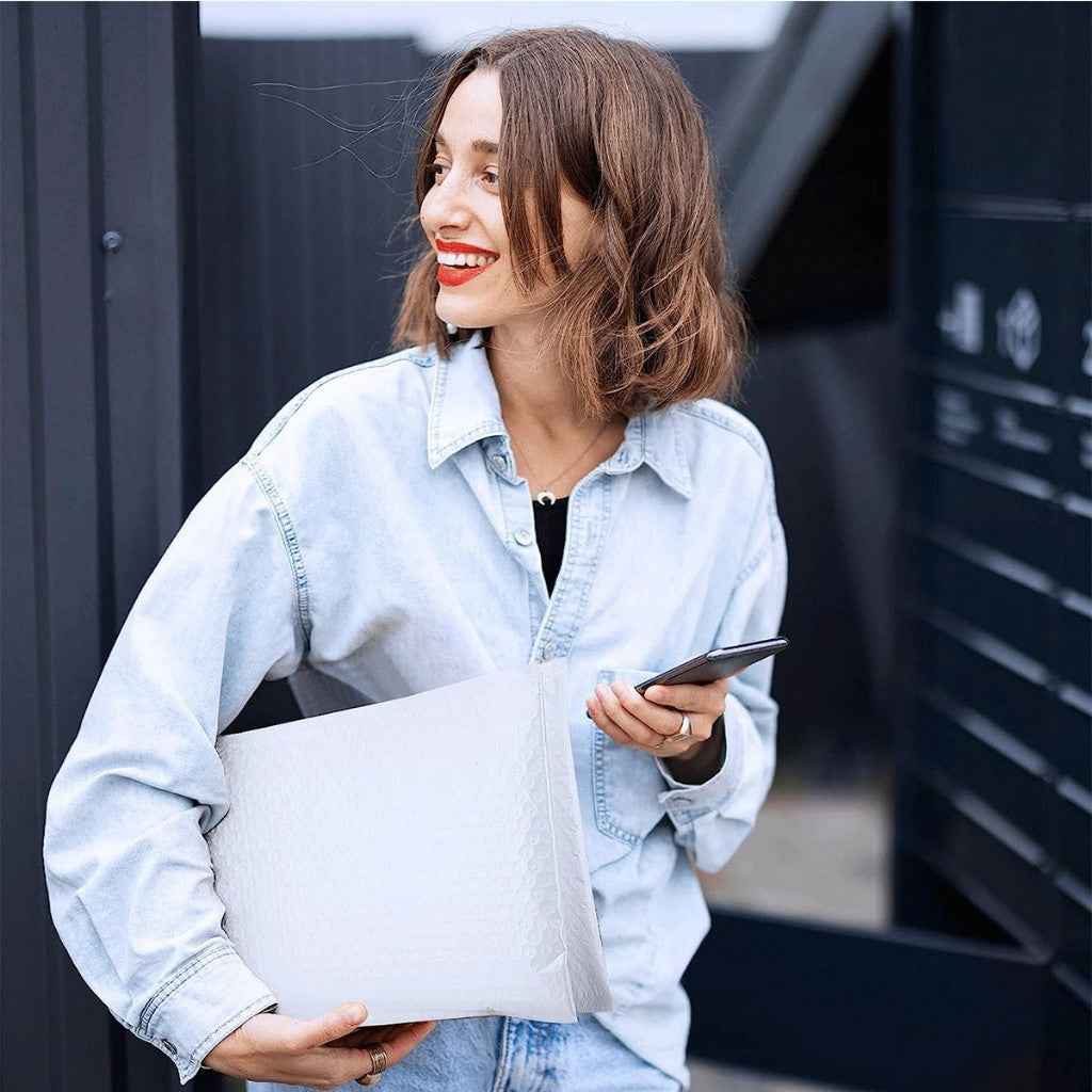 Kit 500un Envelope Segurança C/ Bolha 23x18cm Pacote Correio