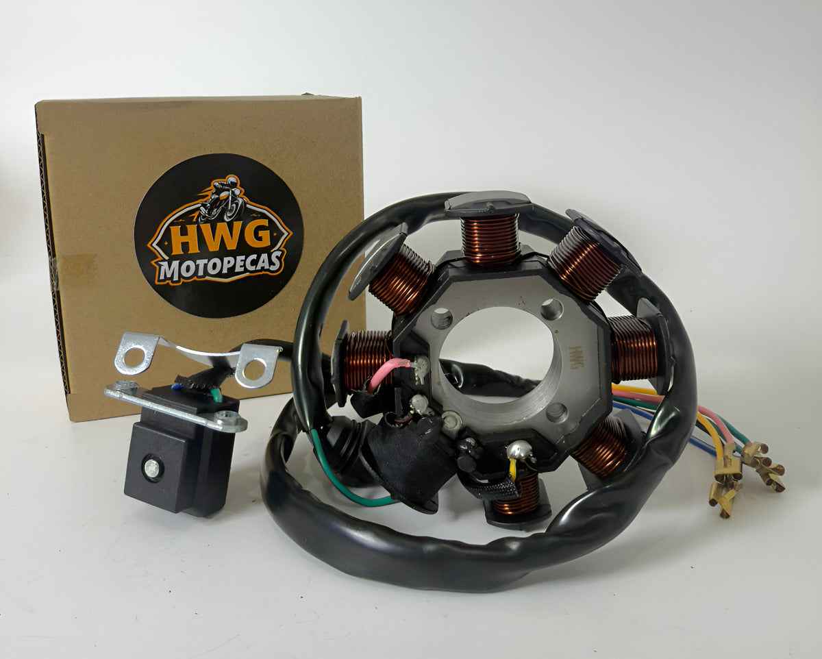 Estator Completo Dafra Speed 150 Sundown Max 125 Hwg Motos