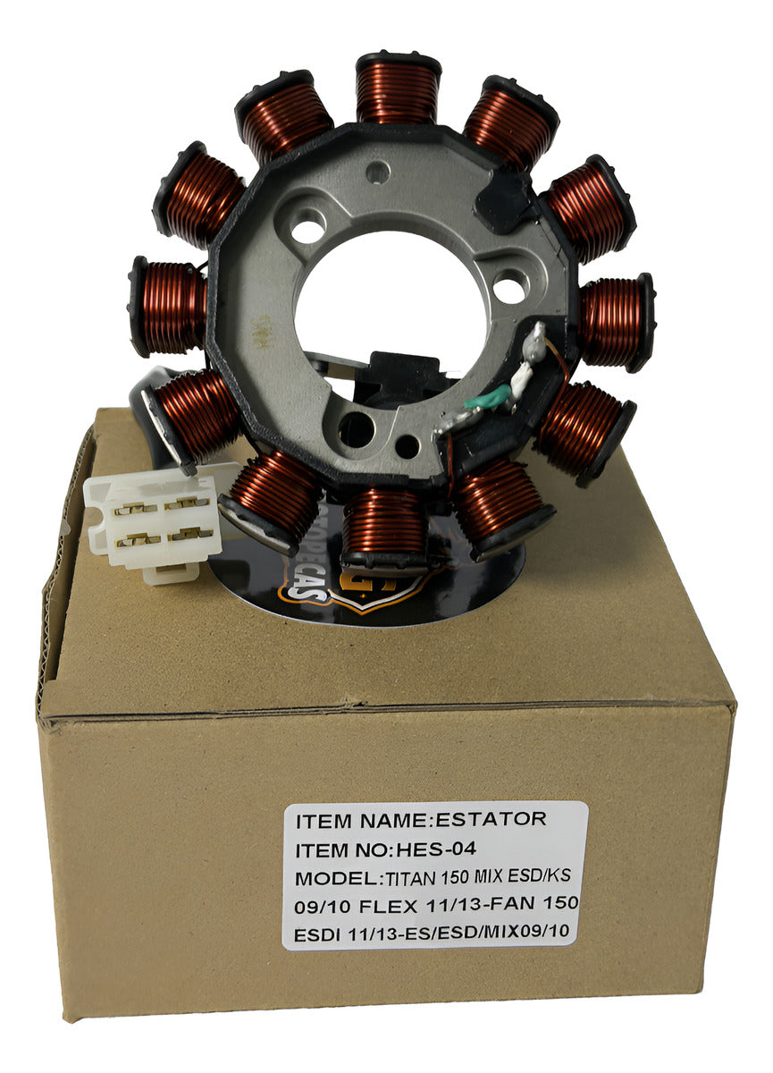 Estator Honda Titan 150 / Fan 150 09-13 Flex Esd Ks Mix-hwg - HWG MOTOS