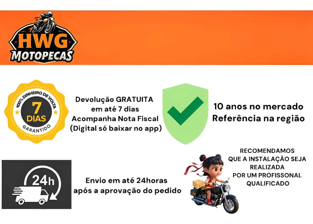 Estator Completo Honda Crf 230r 2006 A 2019 Hwg Motos - HWG MOTOS