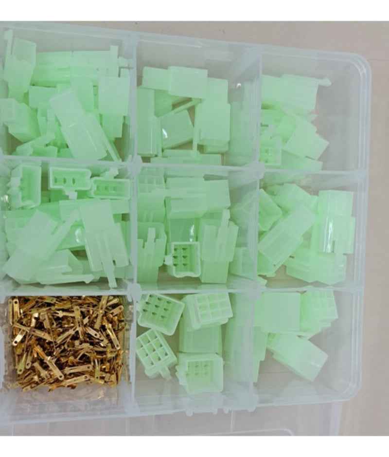 Maleta Terminais E Conector Chicote Eletrica Mecânica 2,8mm