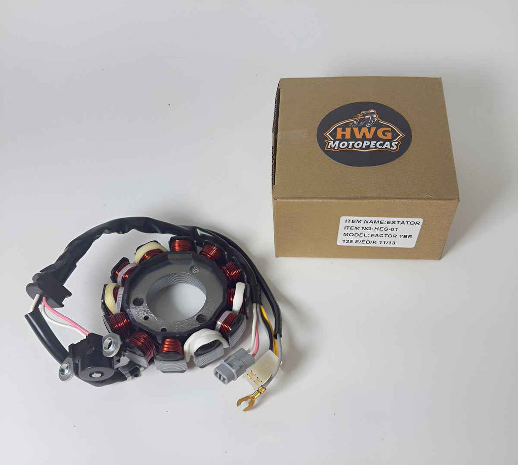 Estator Yamaha Ybr 125 Factor Ed/ex 2011 A 2013  Hwg Motos