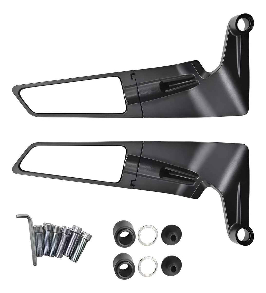 Retrovisor Esportivo Moto Universal Asa Fixa Par Ajustável