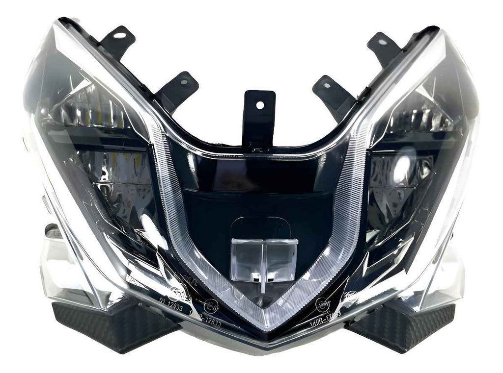 Farol Bloco Optico Completo Honda Elite125 Ano 2019 A 2022