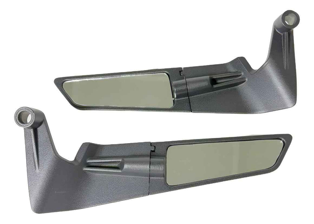 Retrovisor Esportivo Moto Universal Asa Fixa Par Ajustável