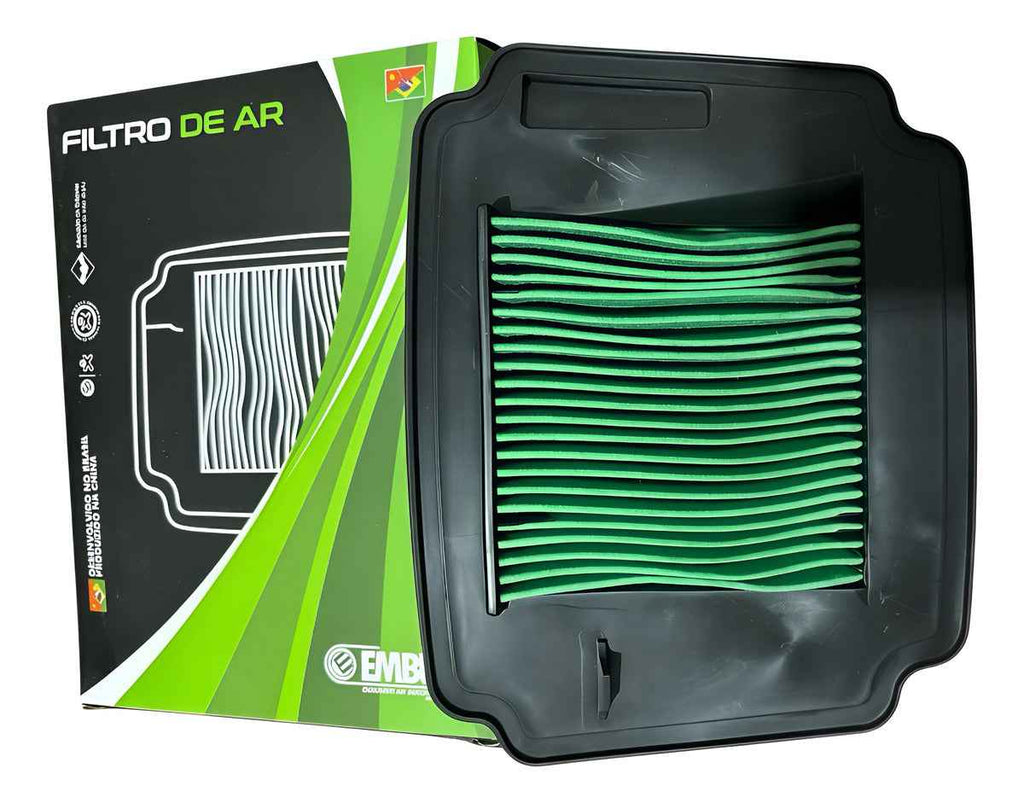 Elemento Filtro De Ar Honda Biz-125 11 A 24 Biz-100i 16 A 23