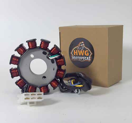 Estator Completo Honda Biz 125 Es Ks 2009 2010 Hwg Motos