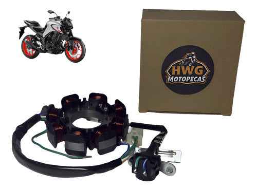 Estator Completo Cg 125 Titan Es/ks / Fan 125  Hwg Motos