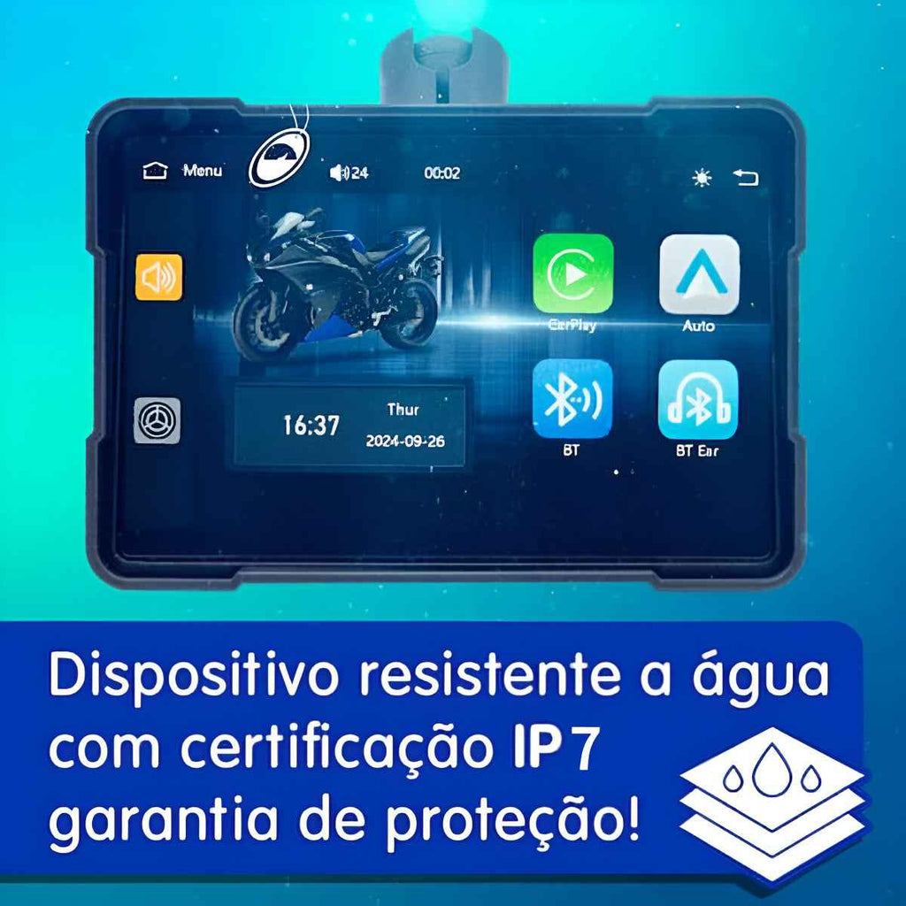 Car Play Para Moto 5 Polecadas Android /ios Auto Gps