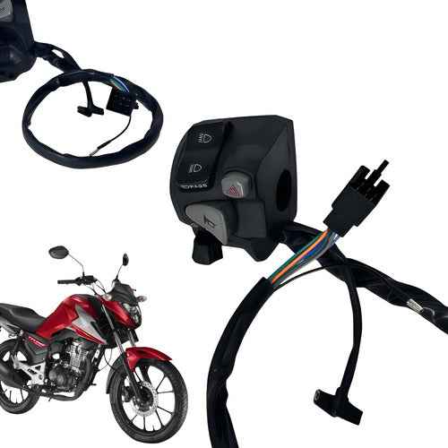 Punho Chave De Luz Lampejador Fan Titan160 Start Nc700/750