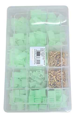 Maleta Terminais E Conector Chicote Eletrica Mecânica 2,8mm