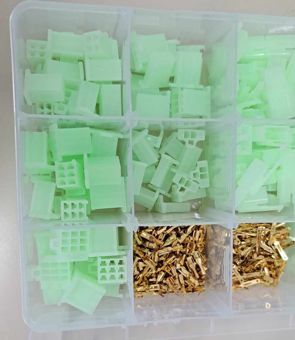 Maleta Conector E Terminais Chicote Eletrica Mecânica 2,8mm - HWG MOTOS