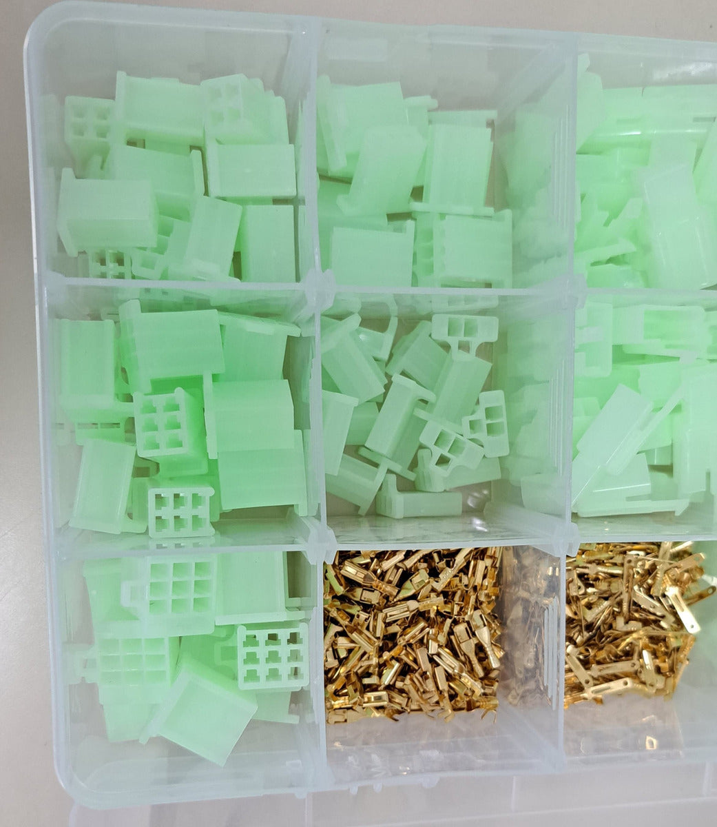 Maleta Conector E Terminais Chicote Eletrica Mecânica 2,8mm - HWG MOTOS