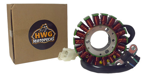 Estator Completo Honda Cbx 250 Twister 2001 A 2008 Hwg Motos - HWG MOTOS
