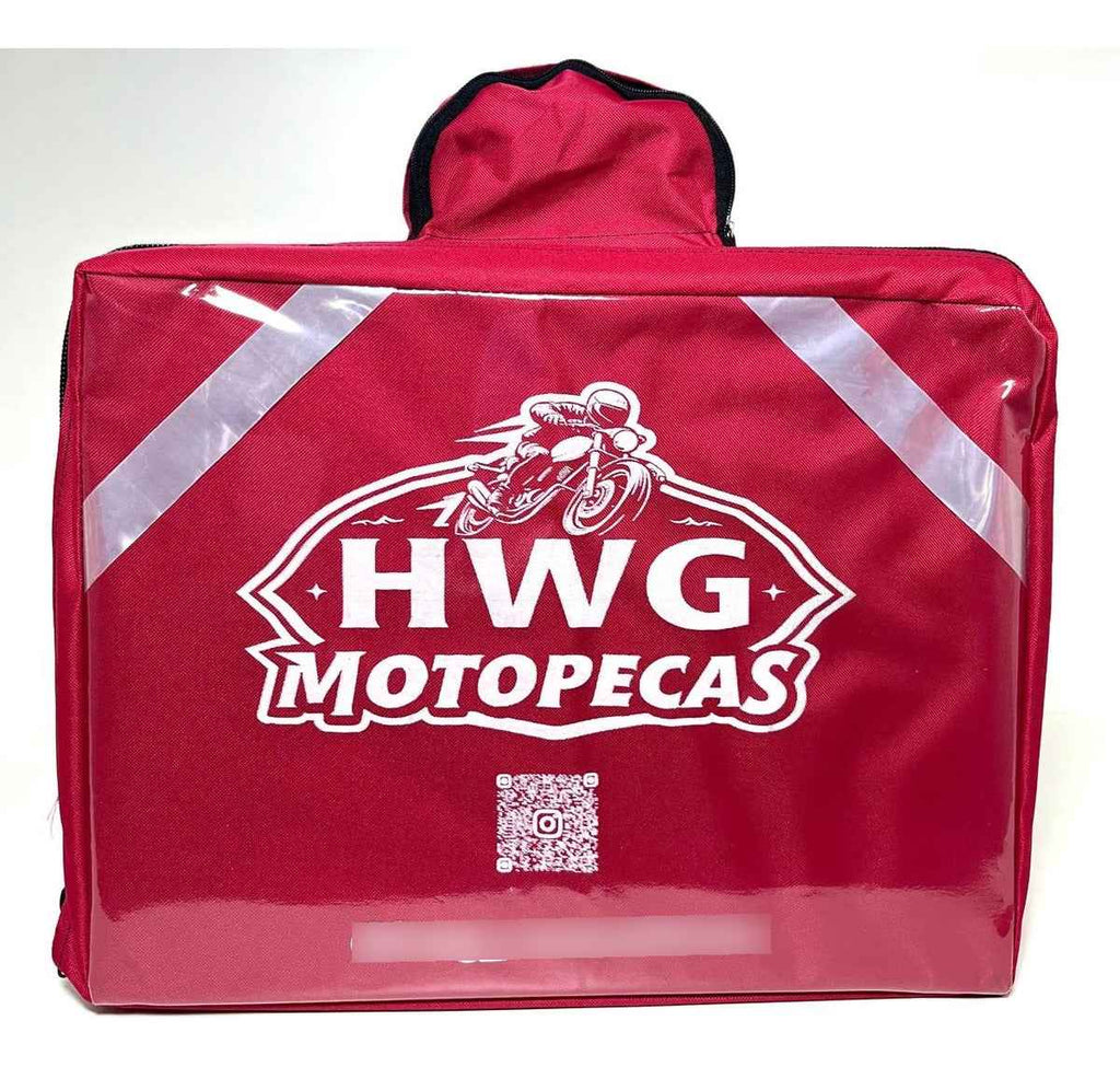 Bag Mochila Motoboy Pizza Entregas 45l Impermeavel - Hwg
