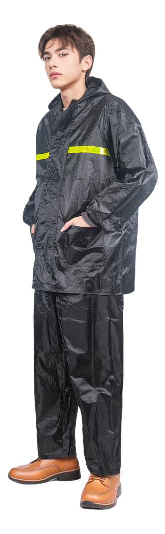 Capa De Chuva Nylon Para Motoqueiro C/capuz