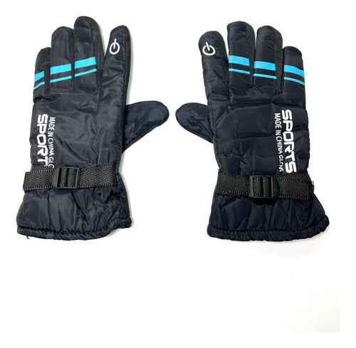 Luva Motoqueiro Proteção Contra Frio Com Manta Térmica