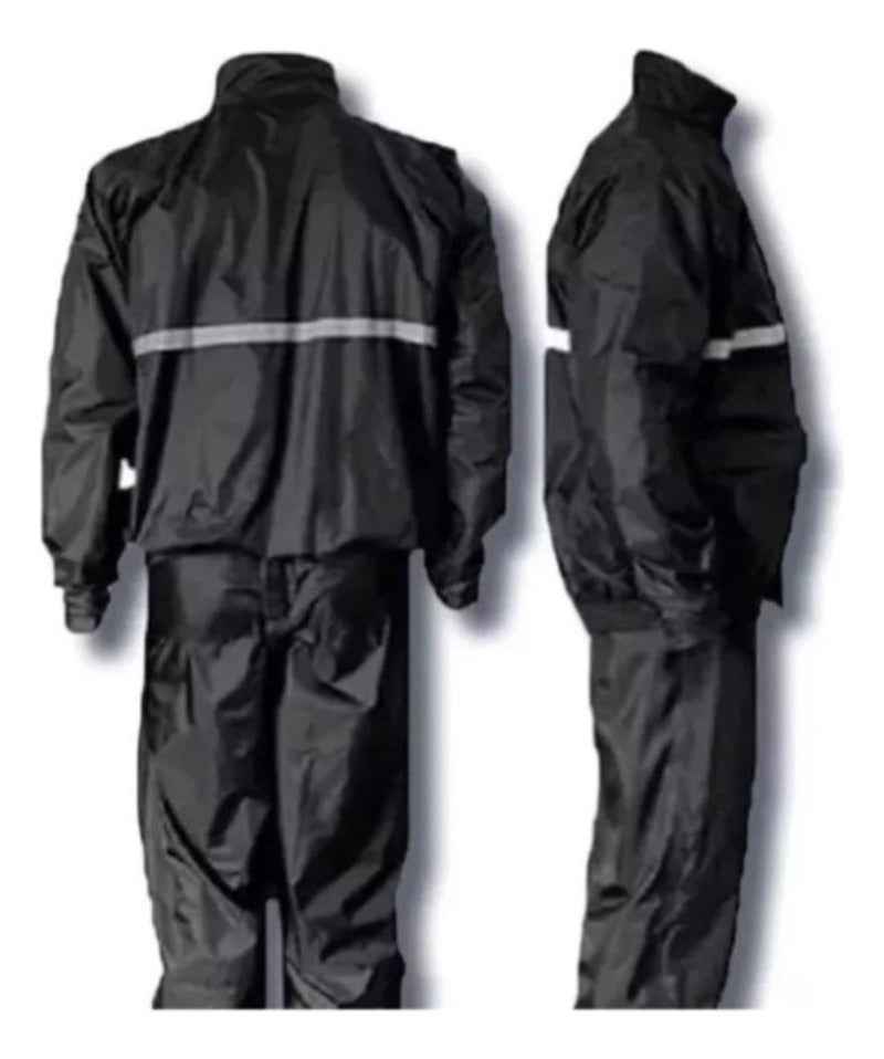 Conjunto Capa De Chuva Motoqueiros Impermeável C/capuz