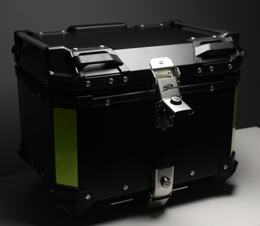 Baú Bauleto 36l Aluminio Bagageiro C/base Suporte Universal - HWG MOTOS