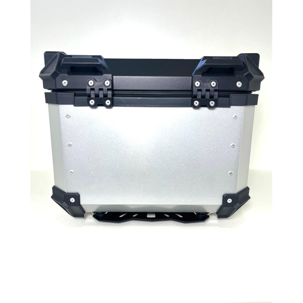 Baú Bauleto Para Moto Universal De Alumínio 45l Com Base Hwg - HWG MOTOS